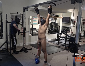 Torturedboy Gets a Workout